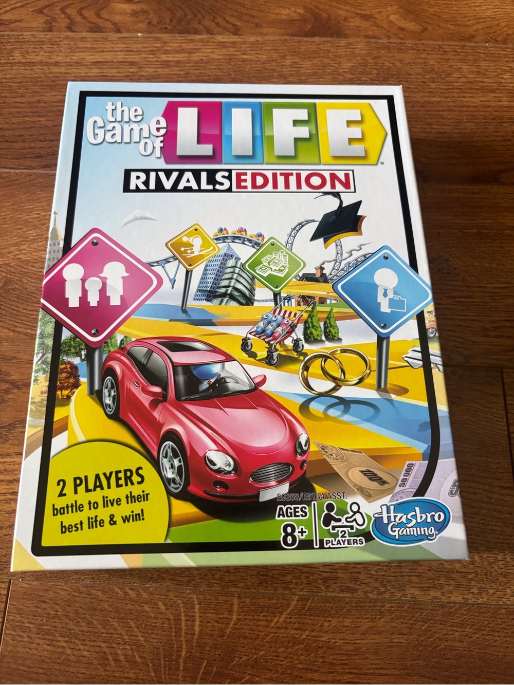 Hasbro The Game of Life Rivals Edition - Pink and Yellow Box Art
